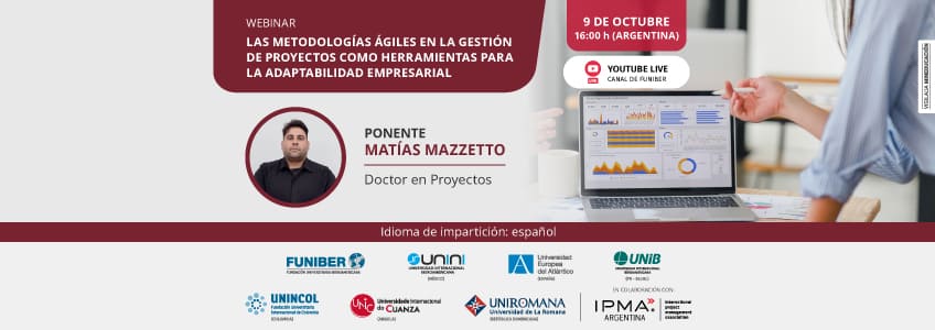 UNINCOL organiza el webinar «Las metodologías ágiles en la gestión de proyectos como herramientas para la adaptabilidad empresarial»